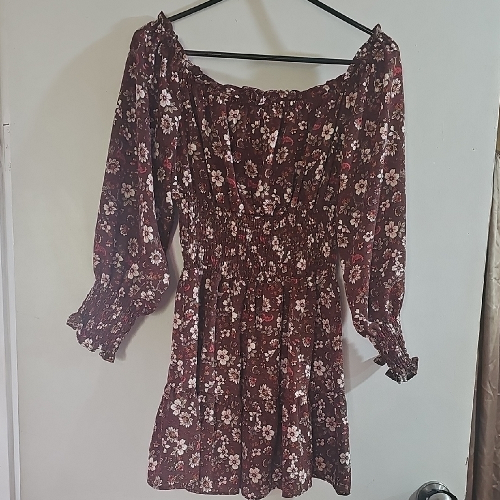 Floral Sleeve Dress
